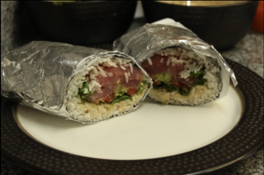 geisha's kiss sushi burrito