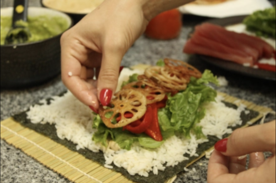 geisha’s kiss (sushirrito)